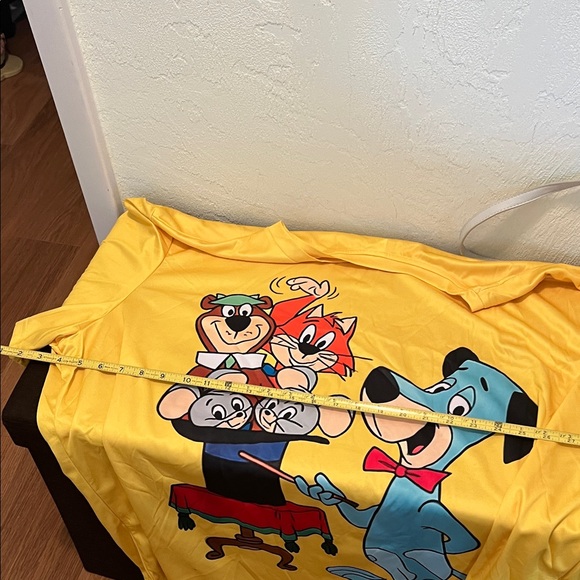 #1284=Unisex Yellow Cartoon Character Shirt - Picture 4 of 5